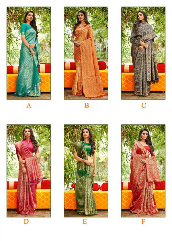 Shangrila Kumran Silk Fancy Zari Weaving Festive Wear Saree 